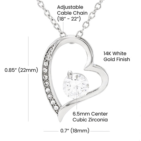 "Forever in My Heart" – Necklace & Luxury Gift Box