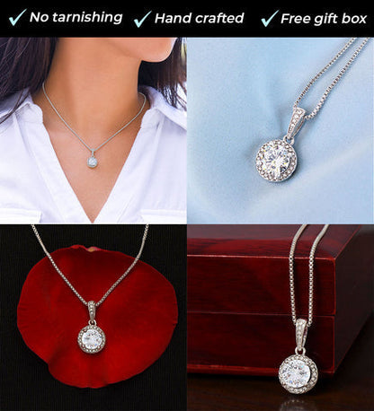 To My Soulmate Sparkling Pendant Set