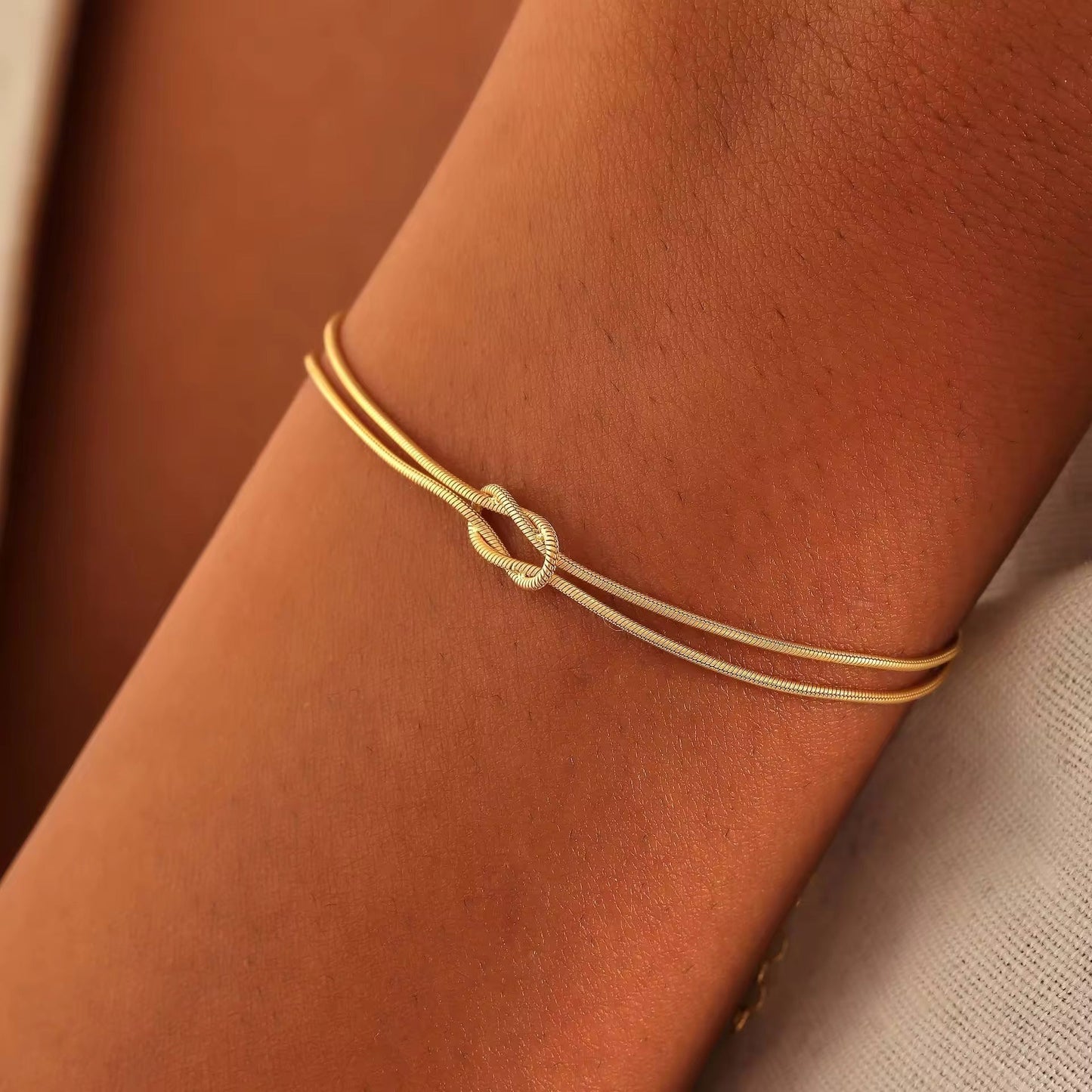Forever Bond Knot Bracelet Set