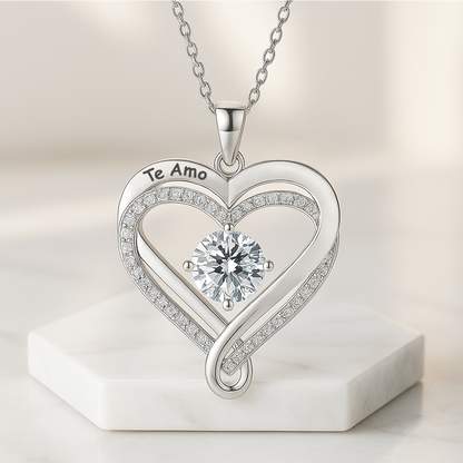 "To My Wife" Infinity Heart Necklace