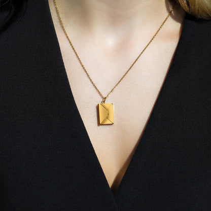 Eternal Promise - Love Letter Necklace & Forever Rose Gift Set