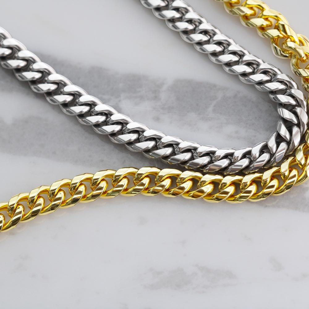 To My Son - "Never Forget" Chain