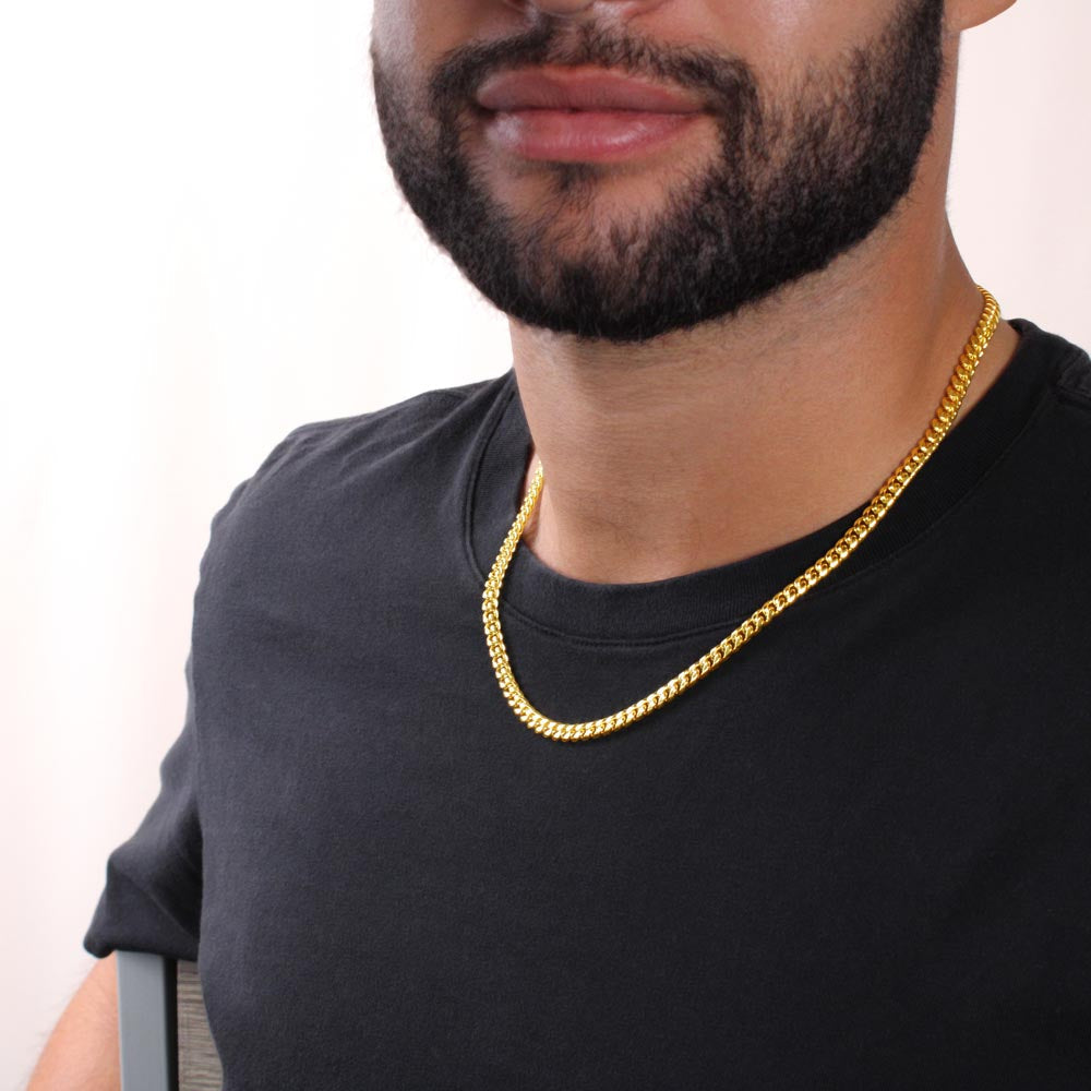 To My Son - "Never Forget" Chain