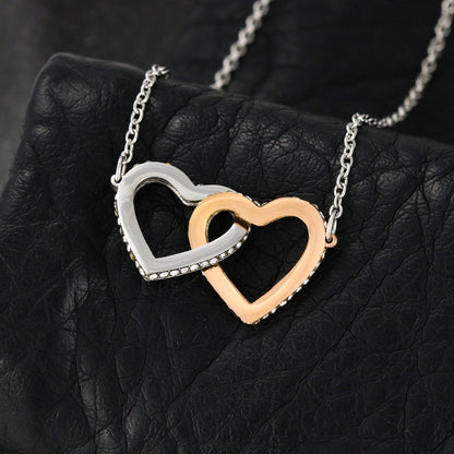 To My Soulmate - Interlocking Hearts Necklace