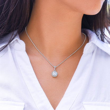 To My Soulmate, "My Life, Love & Best Friend" Sparkling Pendant