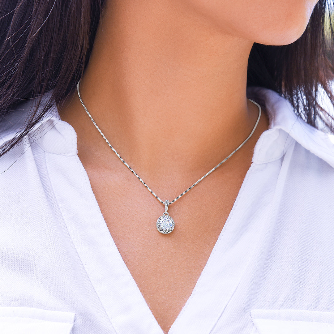 To My Soulmate Sparkling Pendant Set