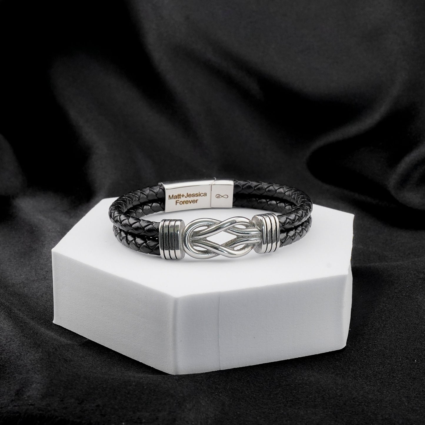 "To My Man" Forever Tied In Love Bracelet Set