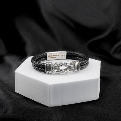 "To My Man" Forever Tied In Love Bracelet Set