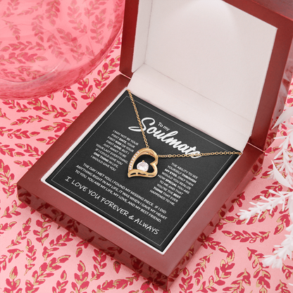To My Soulmate - 14K Forever Necklace