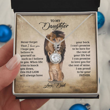 To My Daughter - Proud Father Necklace