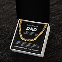 14K Gold Over Stainless Steel