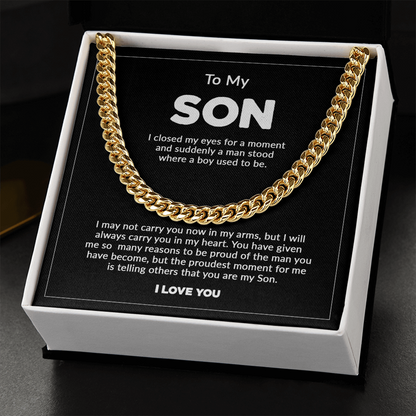 To My Son - "I Closed My Eyes..." Chain