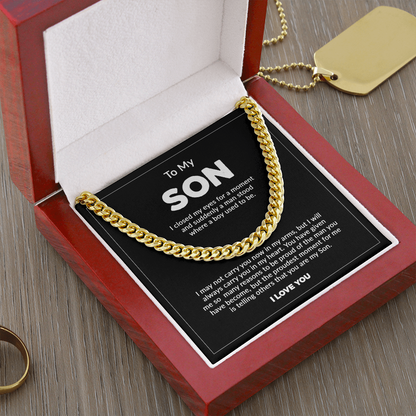 To My Son - "I Closed My Eyes..." Chain