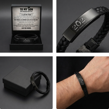 Son's Personalized Graduation Milestone Keepsake Gift Set