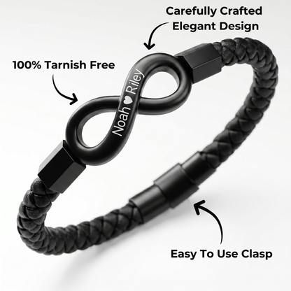 "To My Husband - Infinity Personalized Bracelet