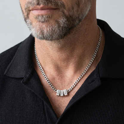 Engraved Family Name Cuban Chain