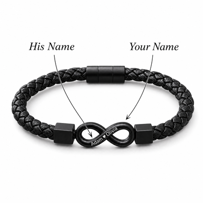 "To My Husband" - Infinity Personalized Bracelet