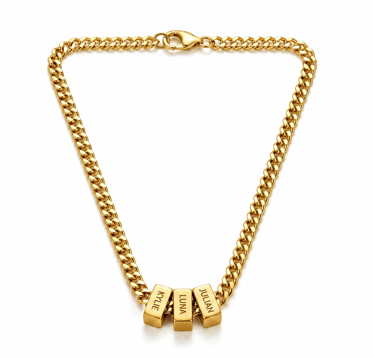 Family Name Necklace - For the Man Who Holds Us Together